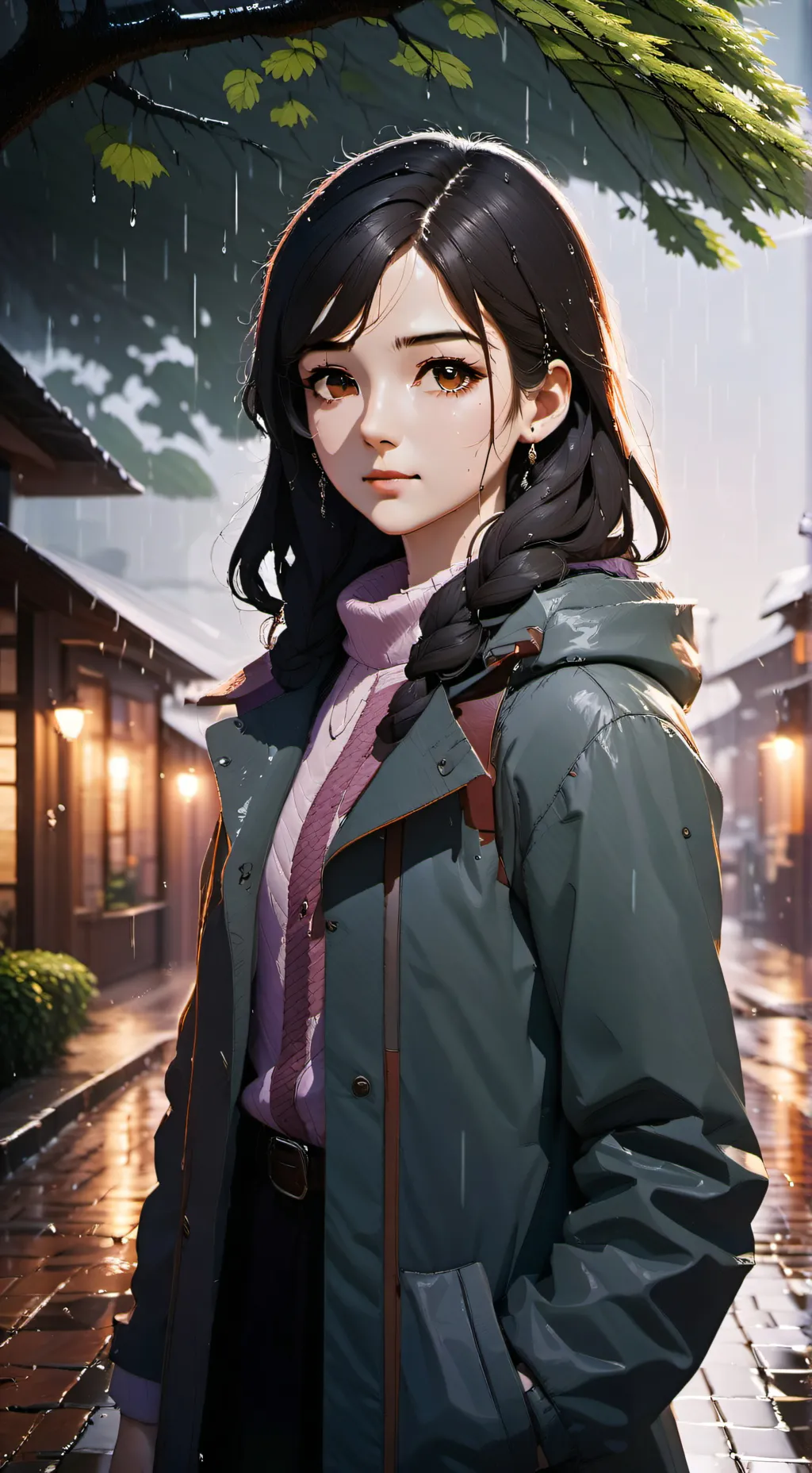 ai character: Hania  background