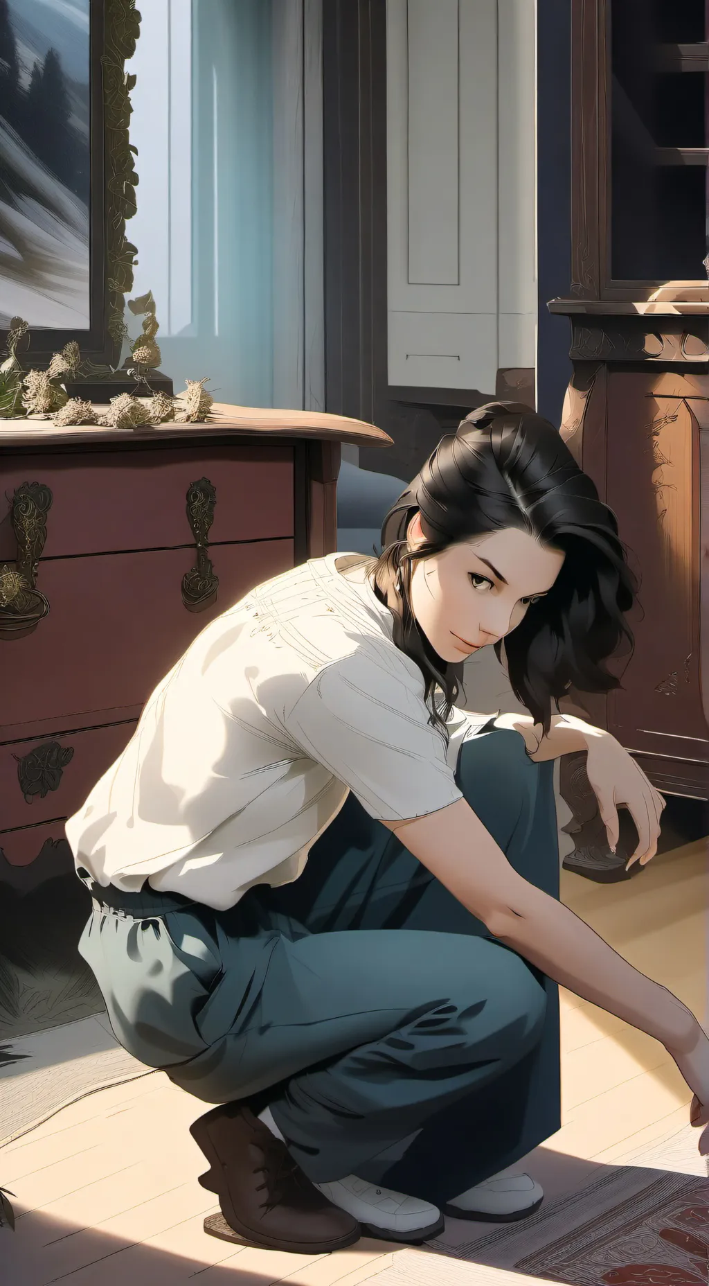 ai character: Diana Roselle  background