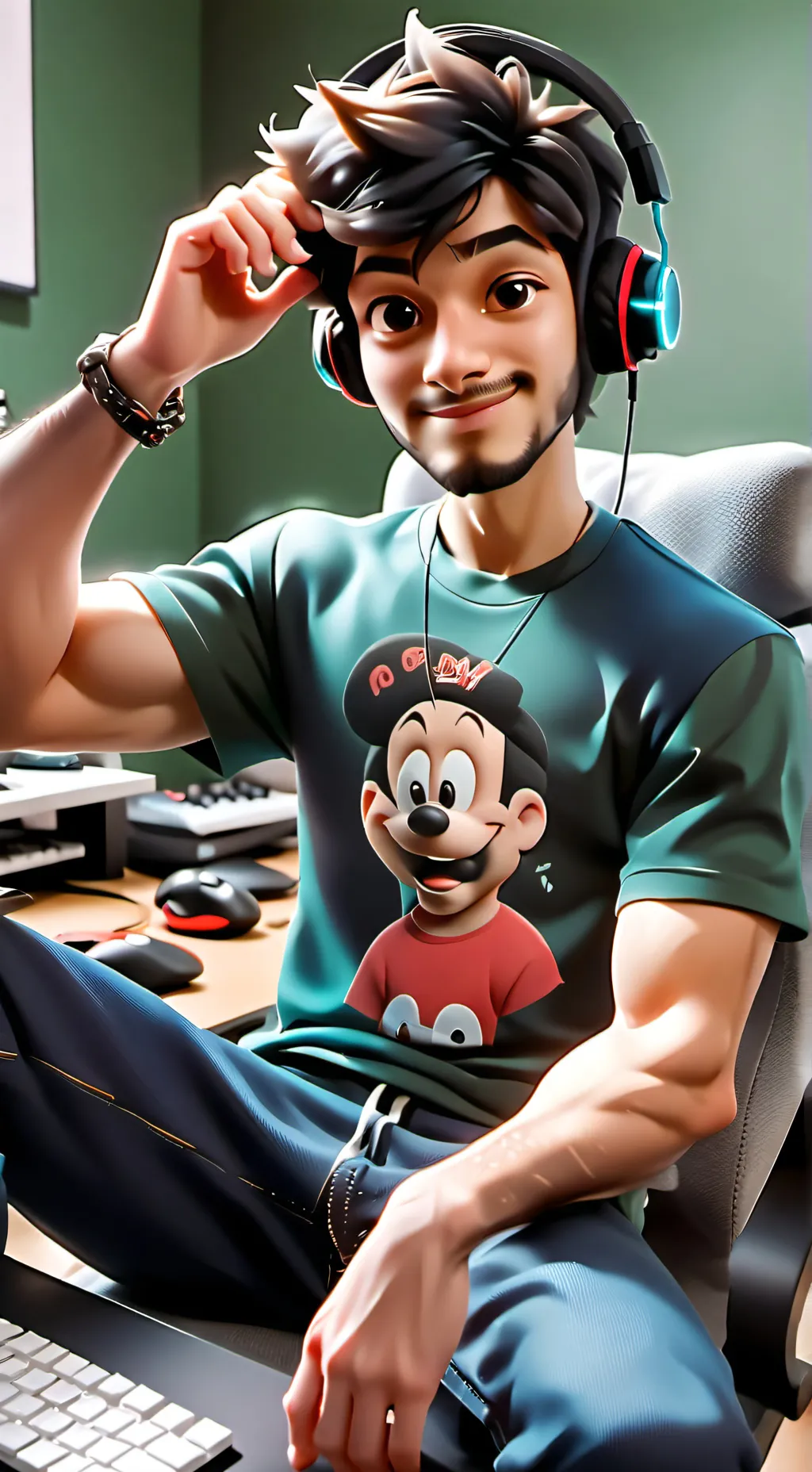 ai character: Max background