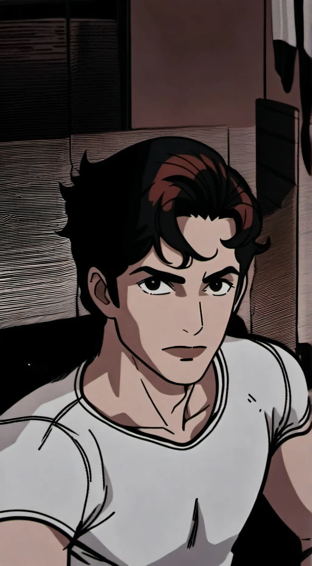 ai character: Rory  background