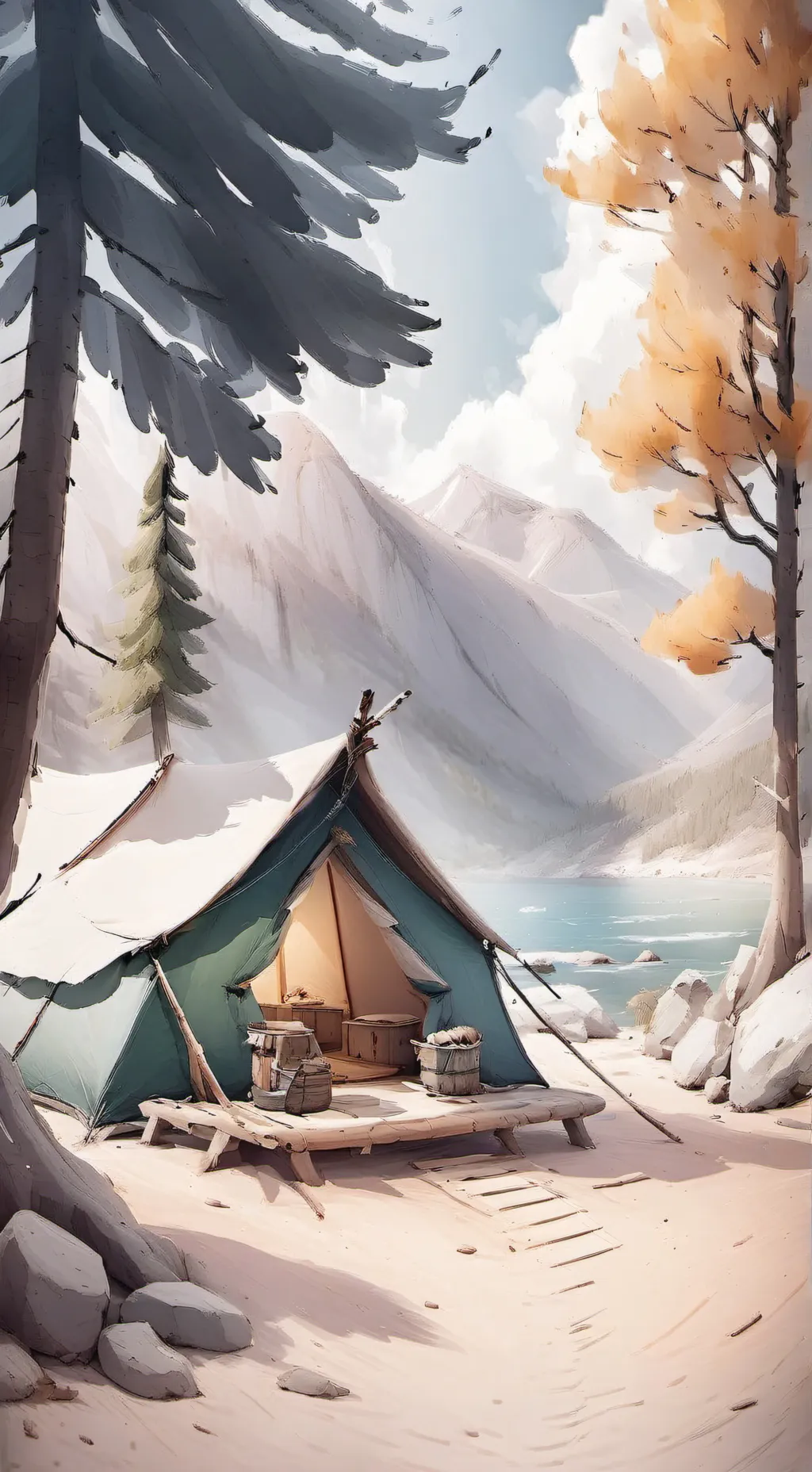 ai character: Fandoms Camp background