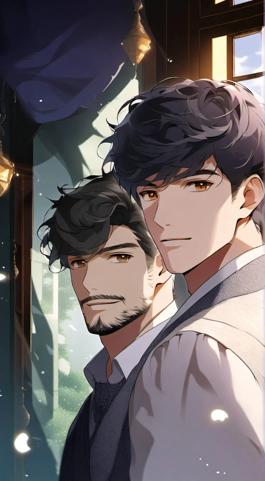 ai character: Stef and Ley background