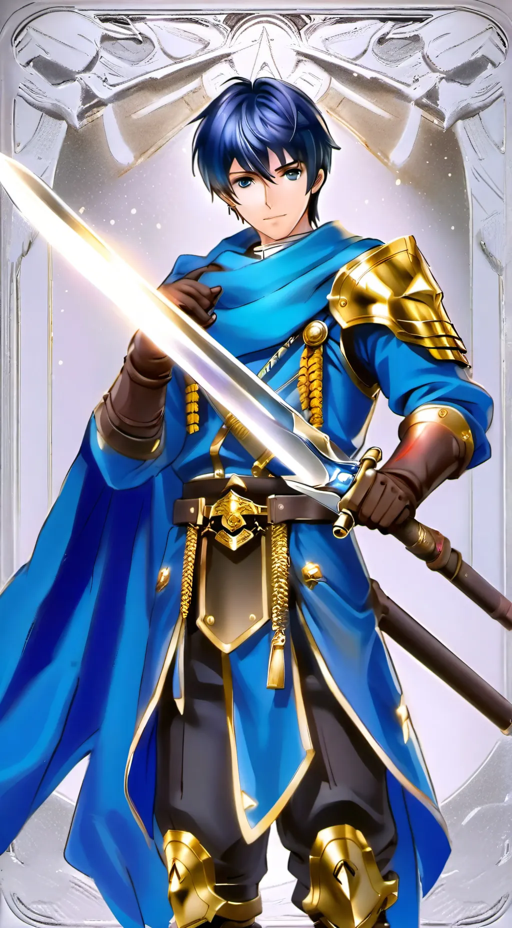 ai character: Marth guerrier  background