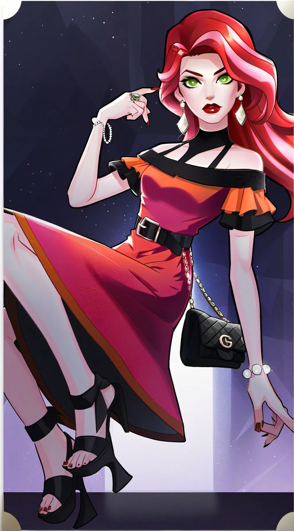 ai character: Helena Ramirez  background