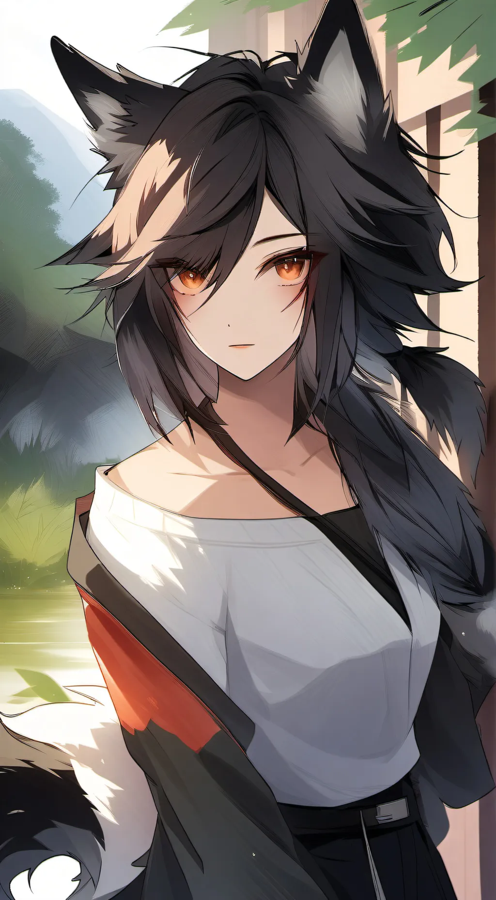 ai character: Minty background