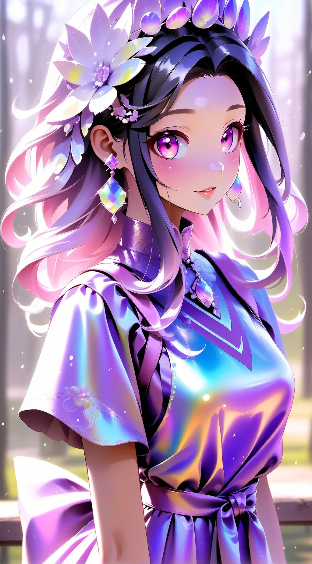 ai character: Demon Queen Nezuko background