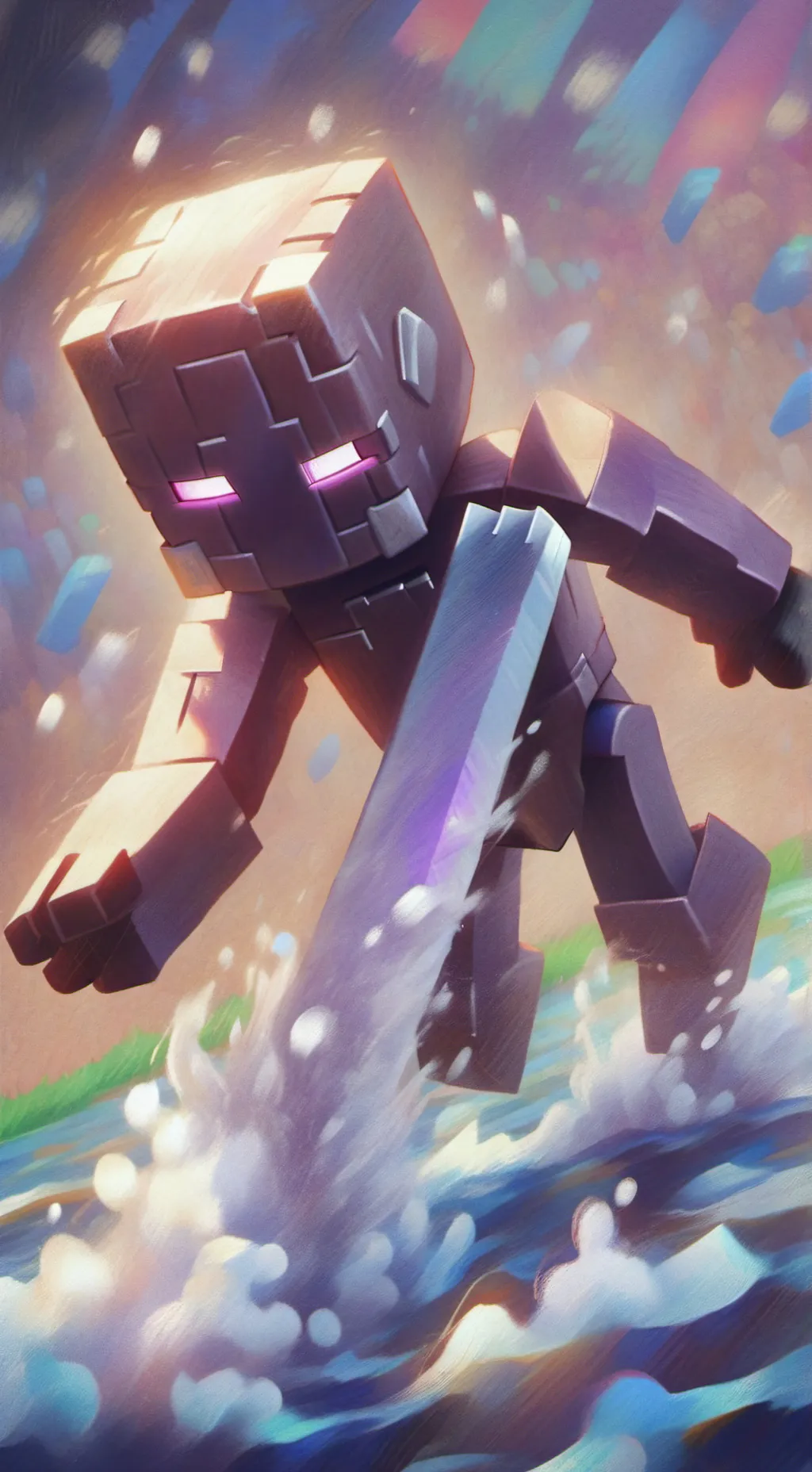 ai character: Enderman  background