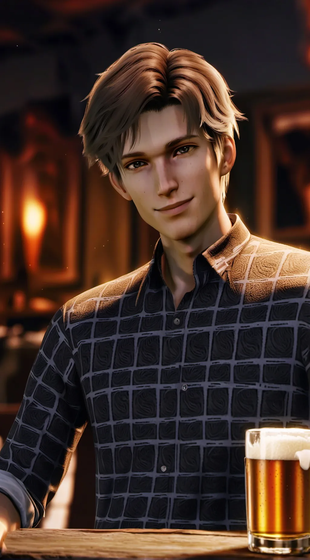 ai character: Sam。 background