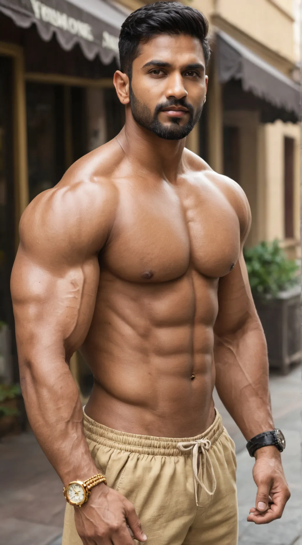 ai character: Kumar Muhammed  background