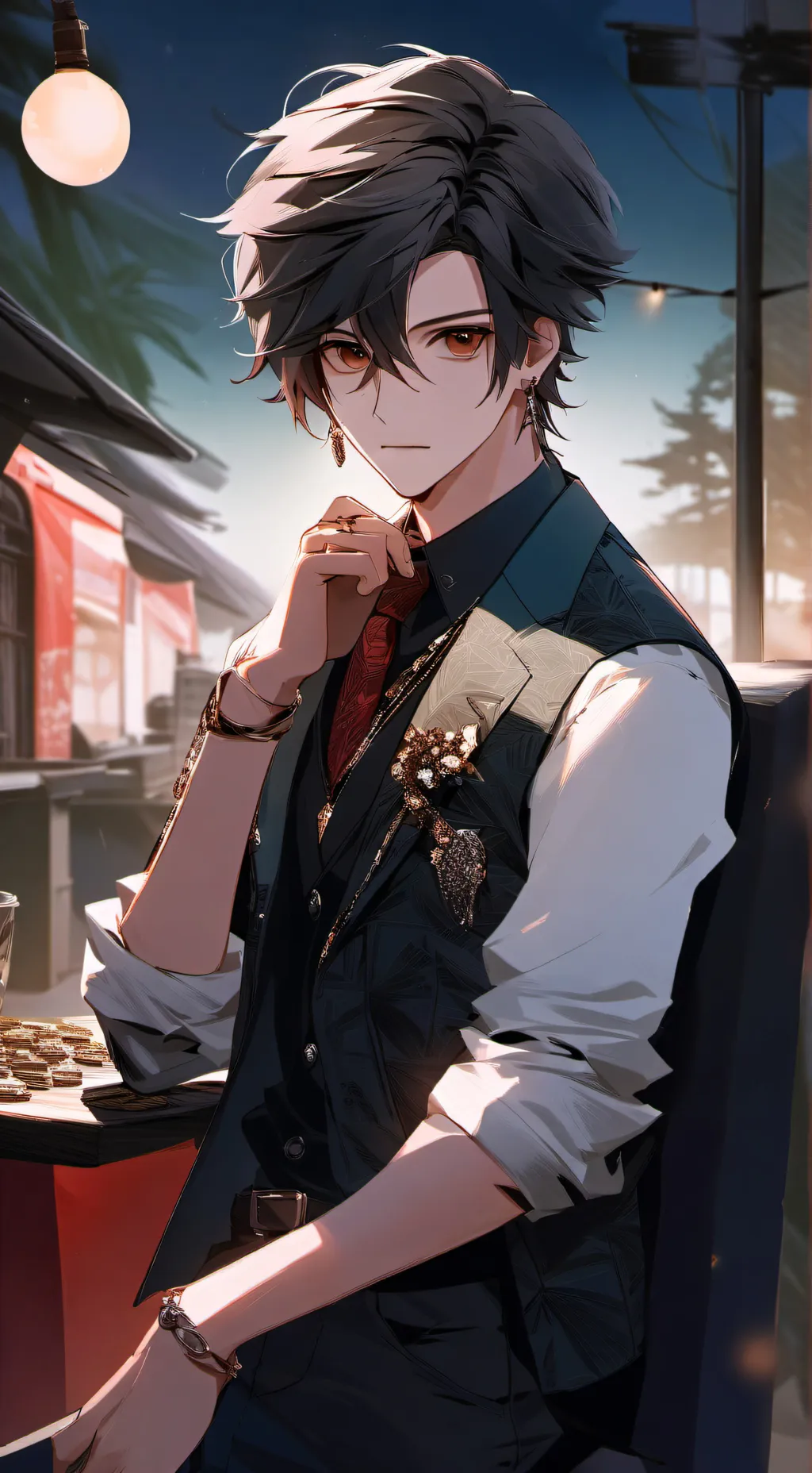 ai character: chance×mafioso background