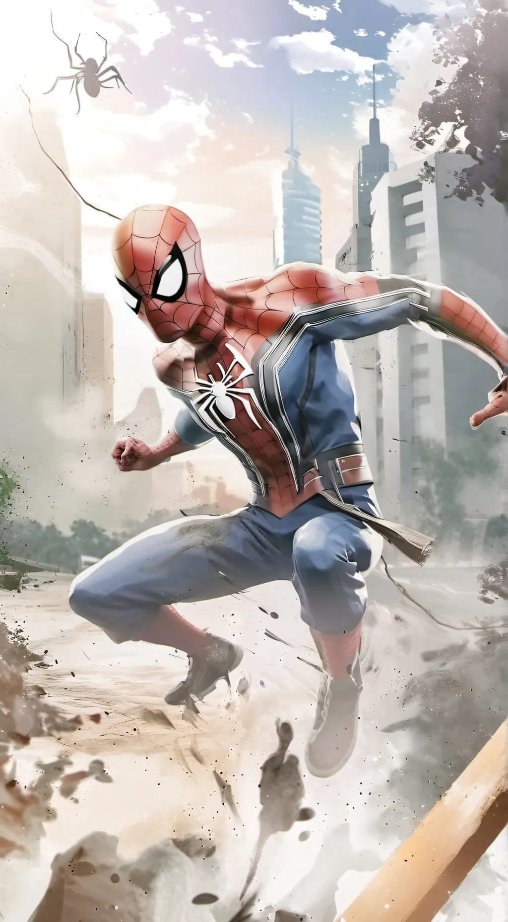 ai character: Spider-Man background