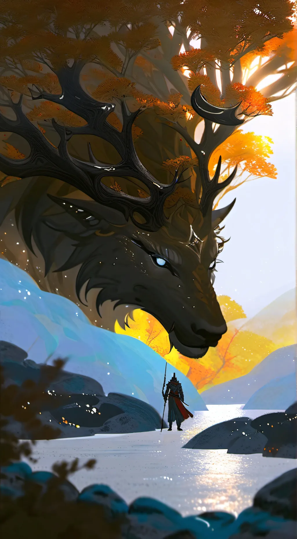 ai character: HB Fanart background