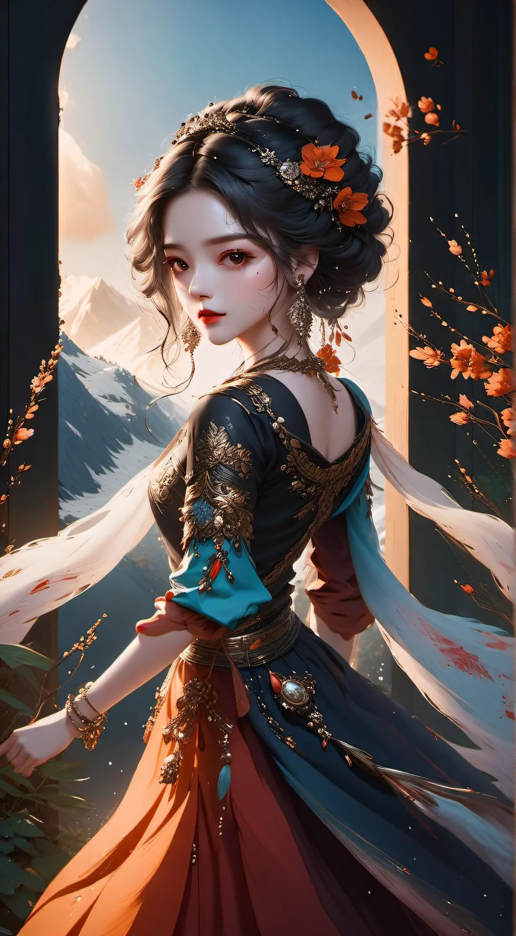 ai character: Treasure  background