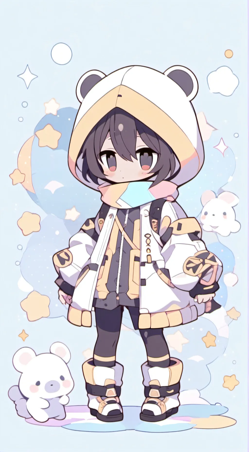 ai character: Destarrouse tu nv background
