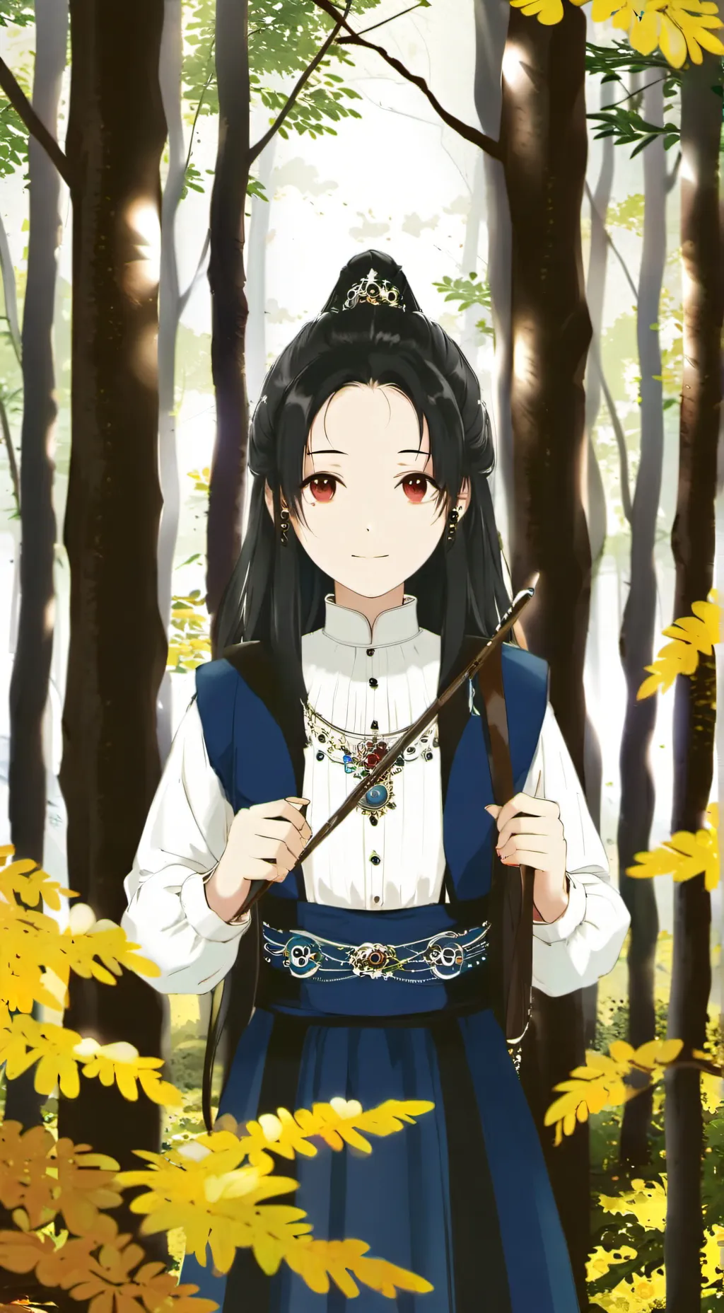 ai character: Аня background