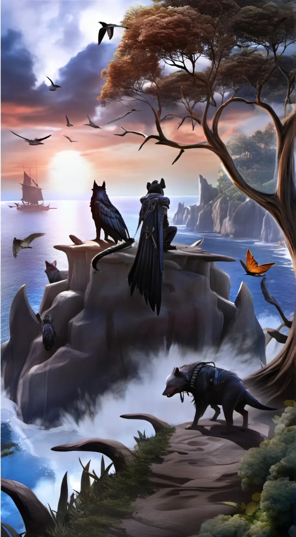 ai character: Animash  background