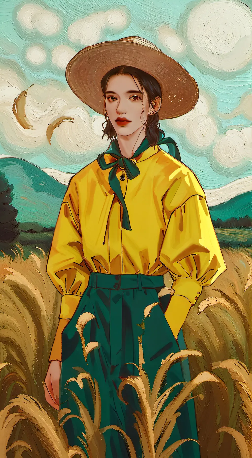 ai character: illegal trend! background