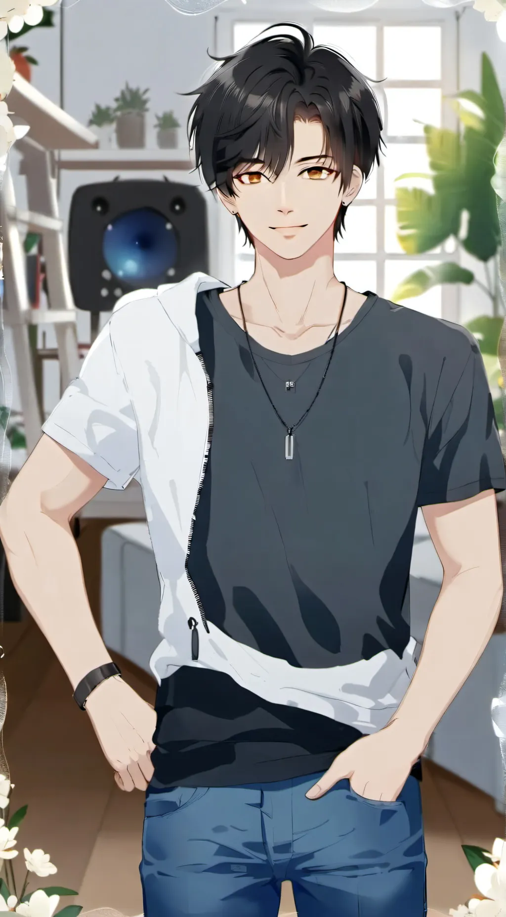 ai character: The hidden note background