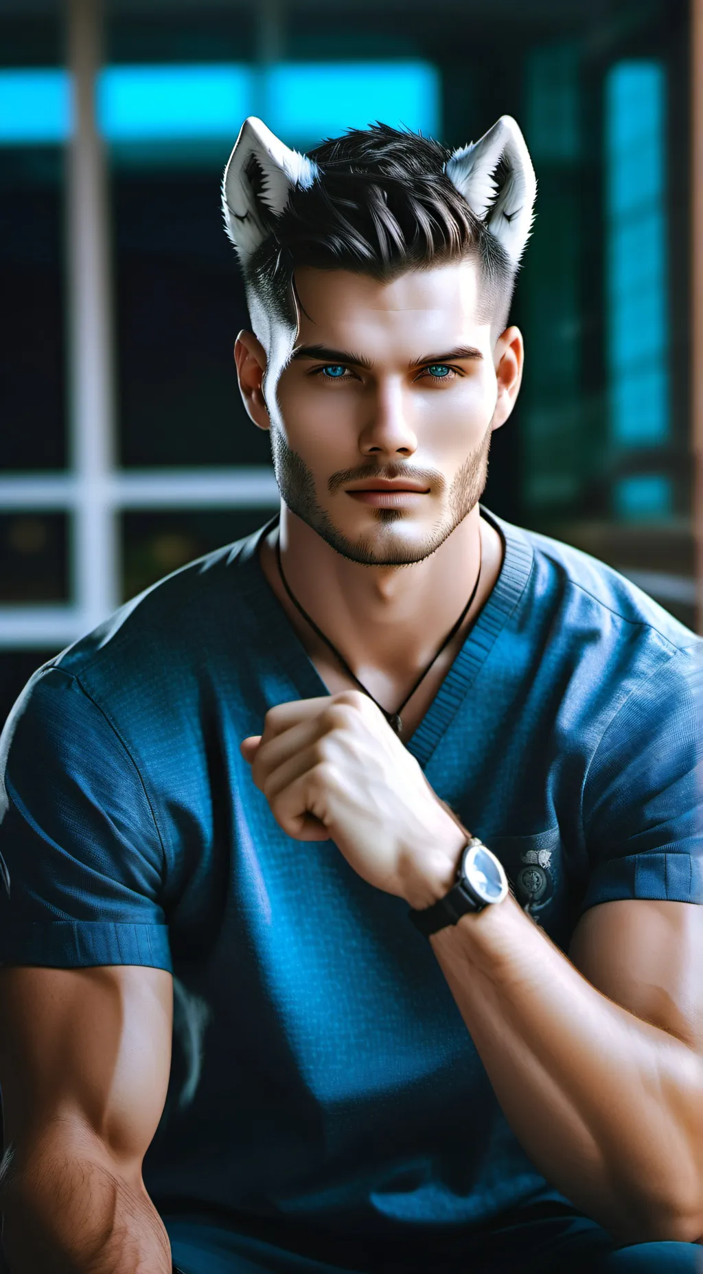 ai character: Eamon Vox  background