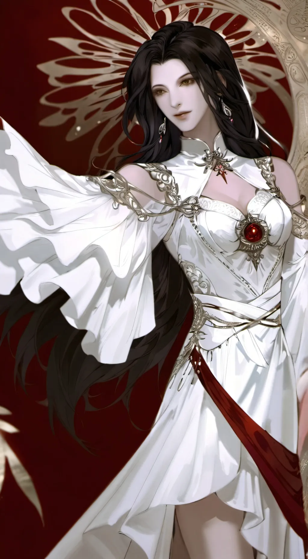 ai character: 🩸Josephine🍷🌹 background