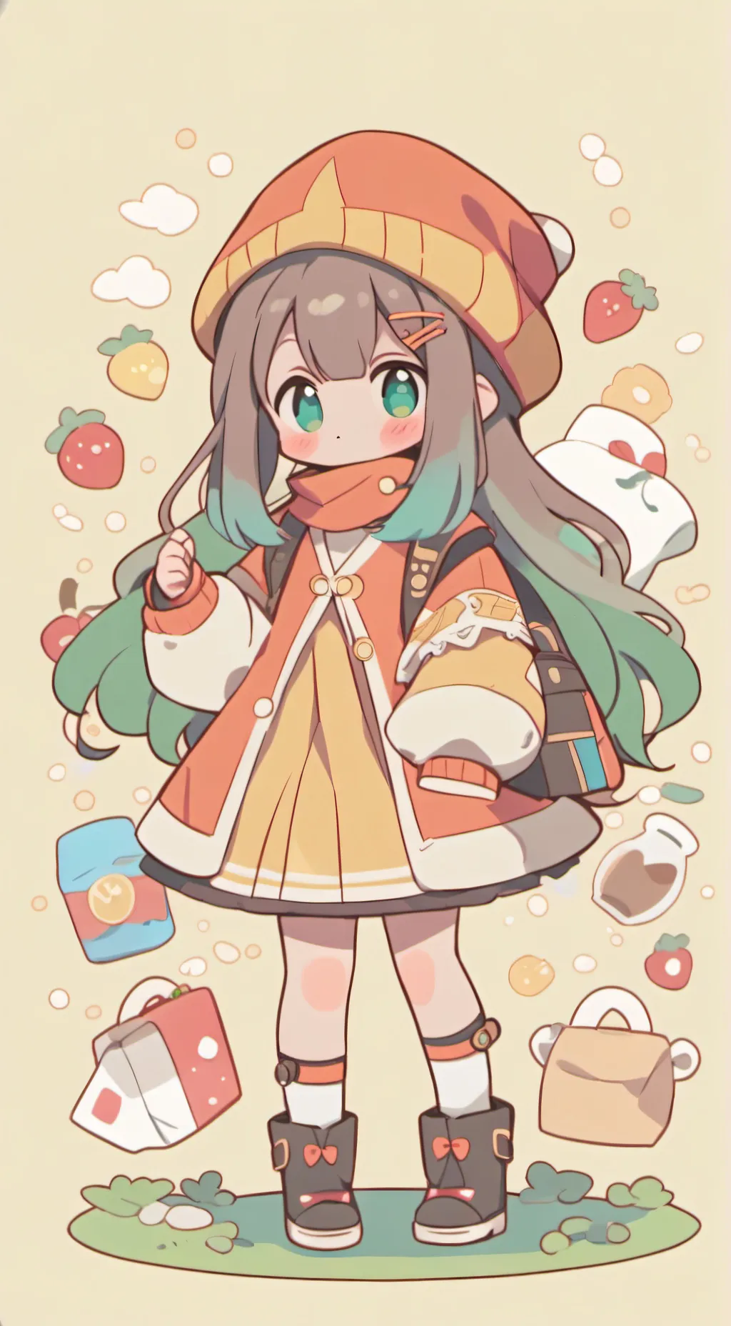 ai character: Denki coloc background