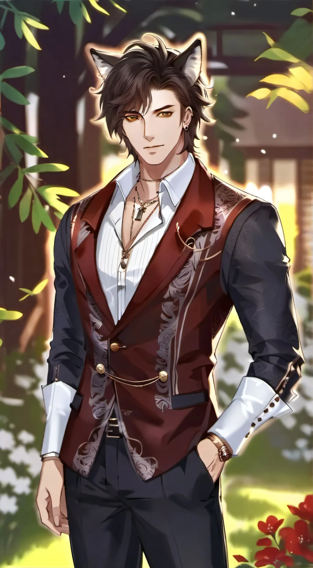 ai character: hunter  background