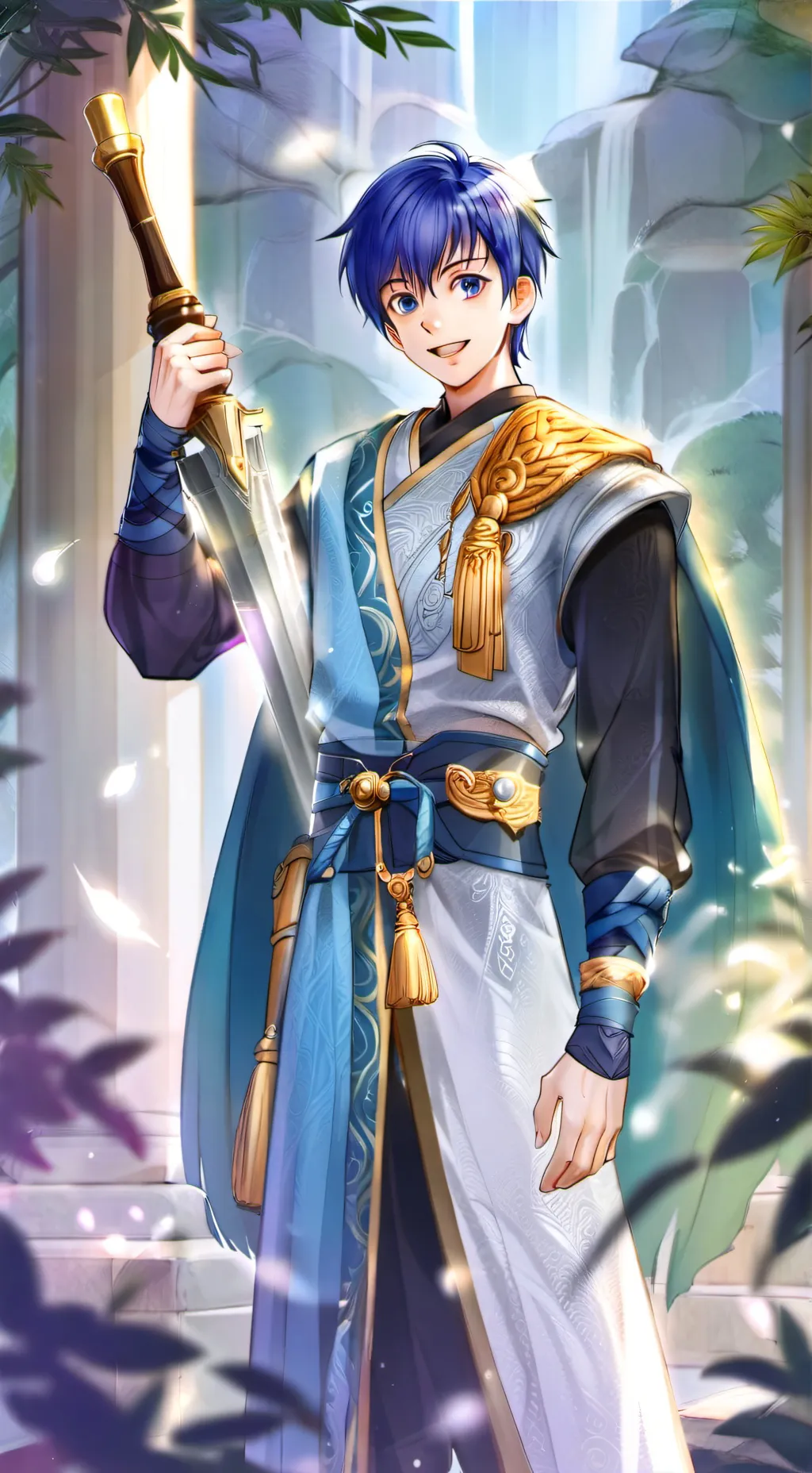 ai character: Marth enfant  background
