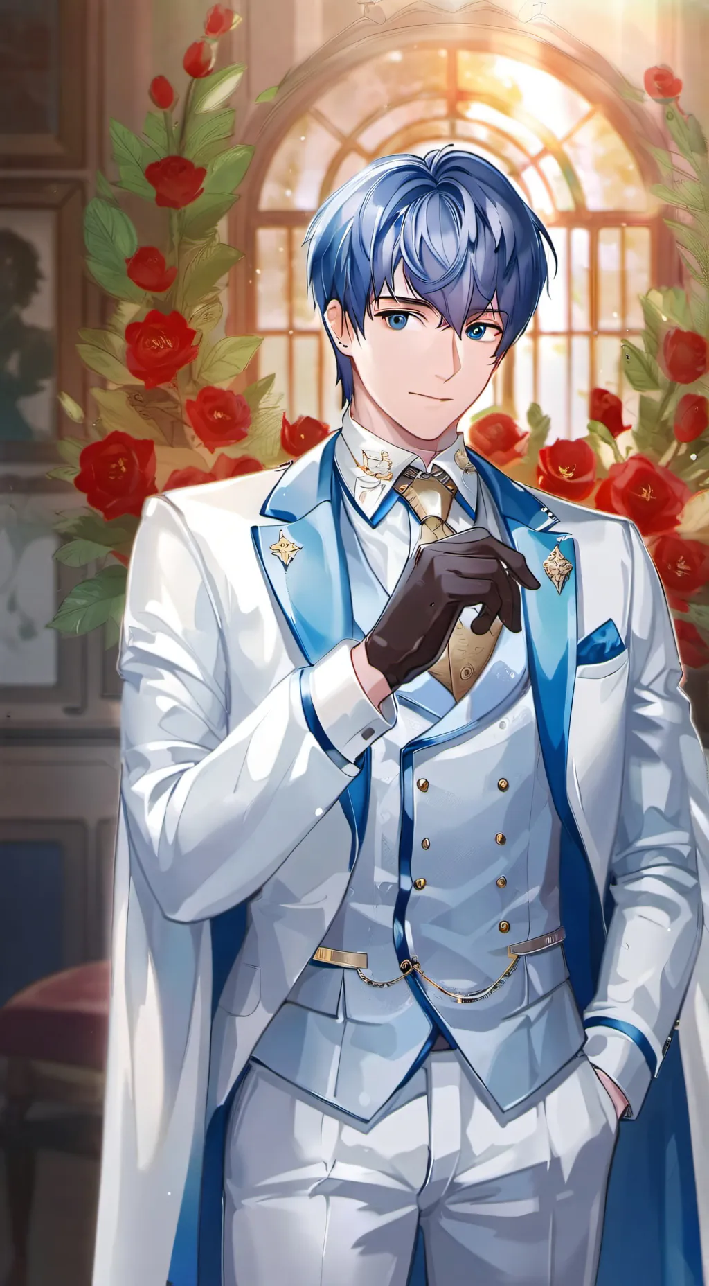 ai character: Marth marrier 💍 background