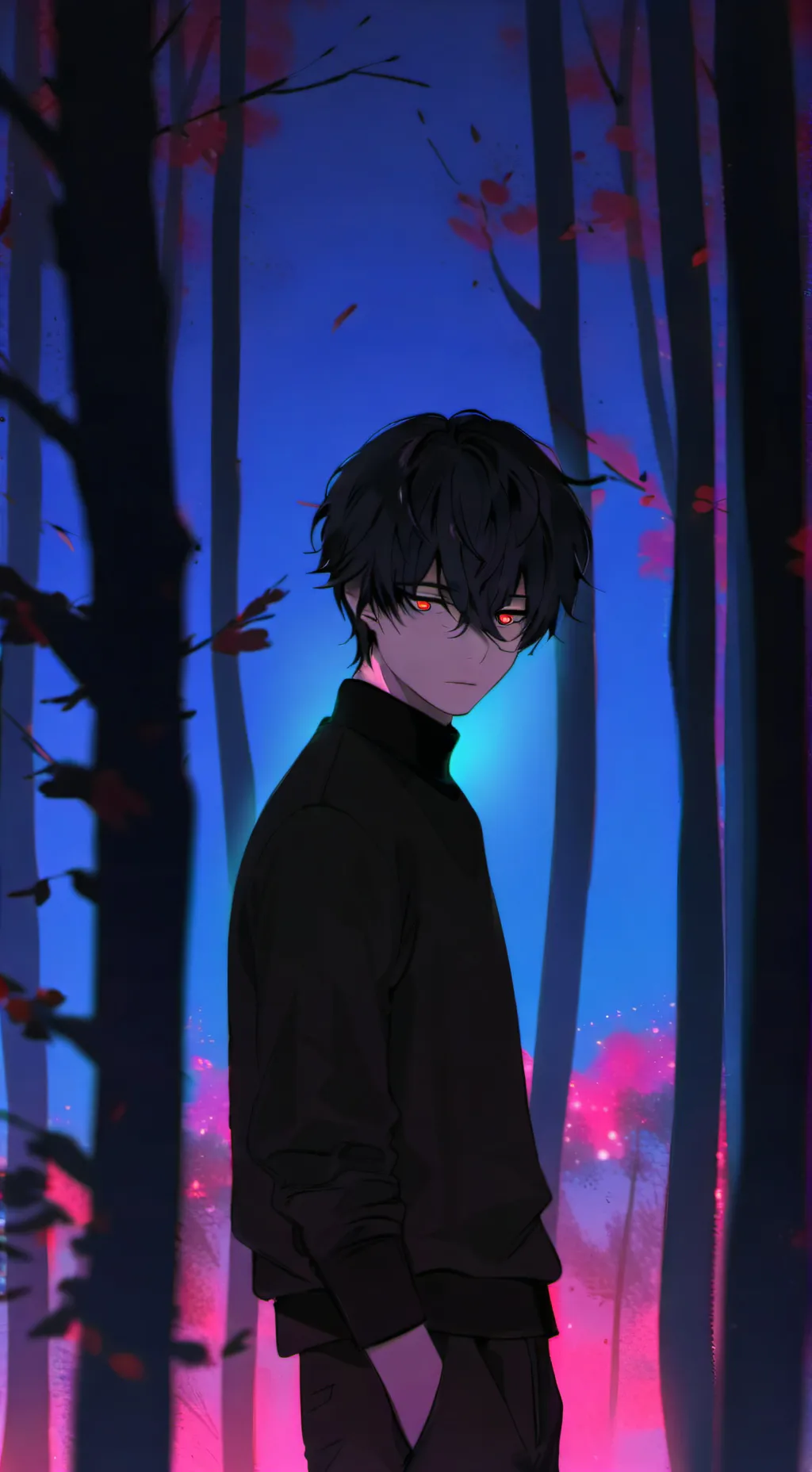 ai character: Seven  background