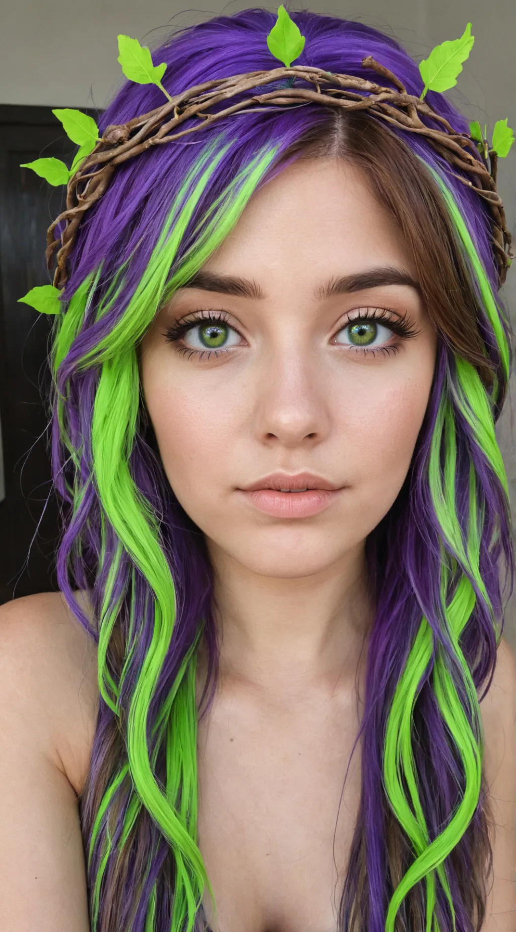 ai character: Poison Purple background