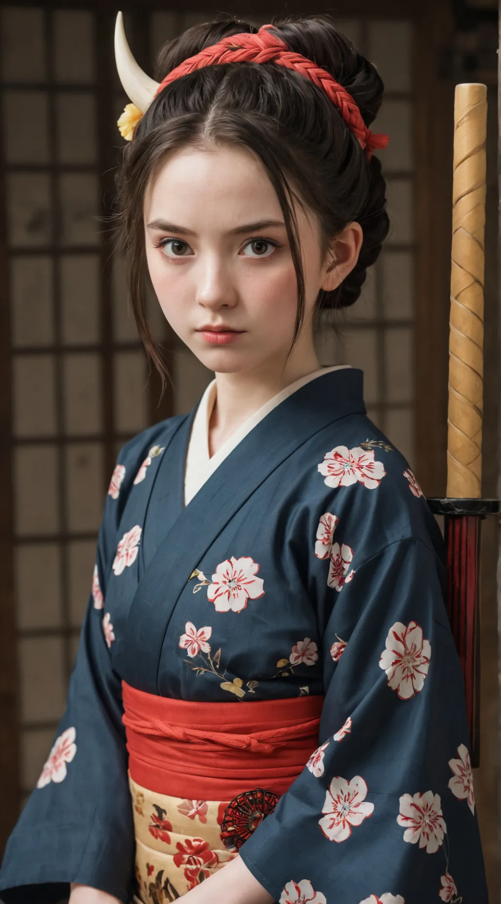 ai character: Nezuko Kamado background