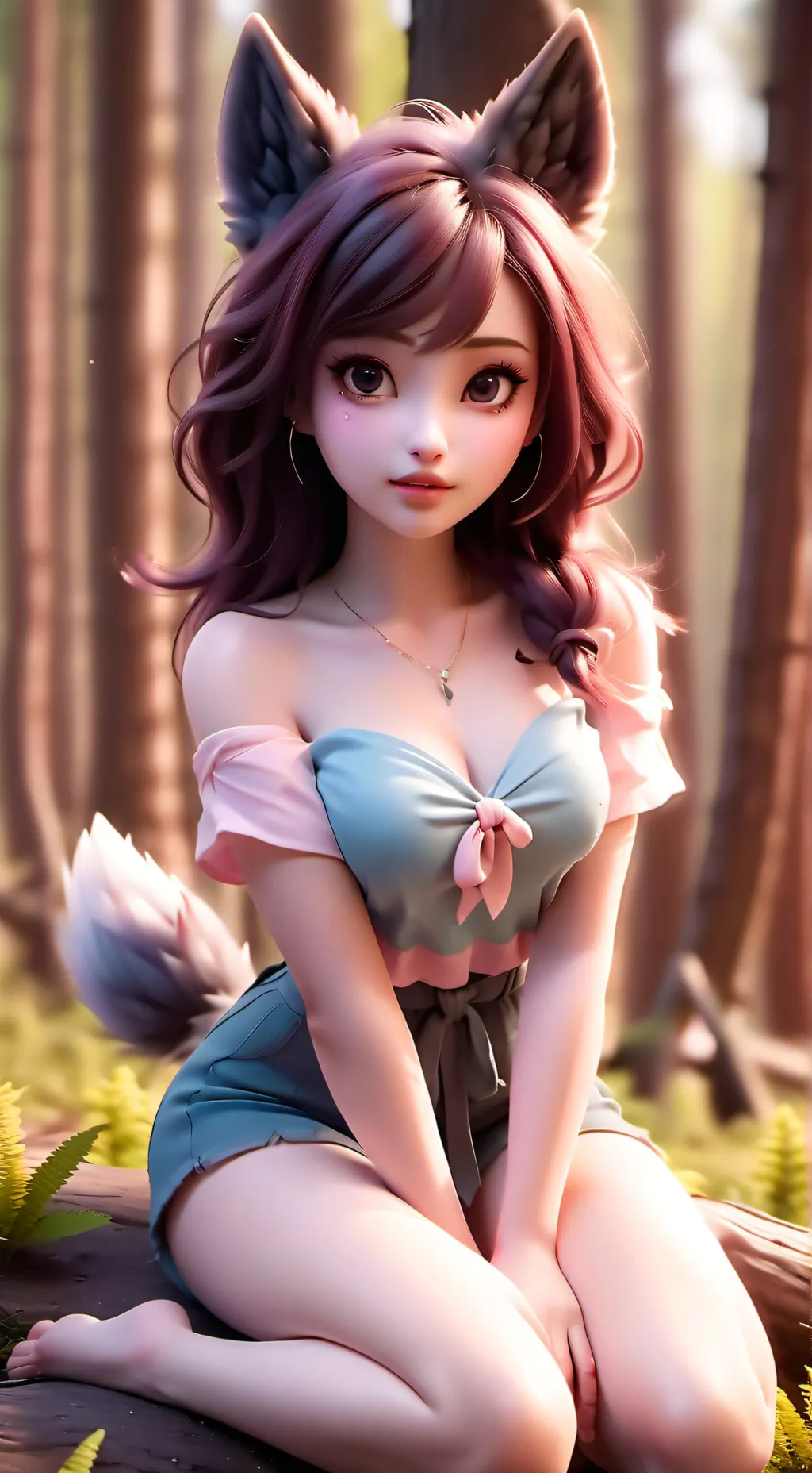 ai character: Luna background