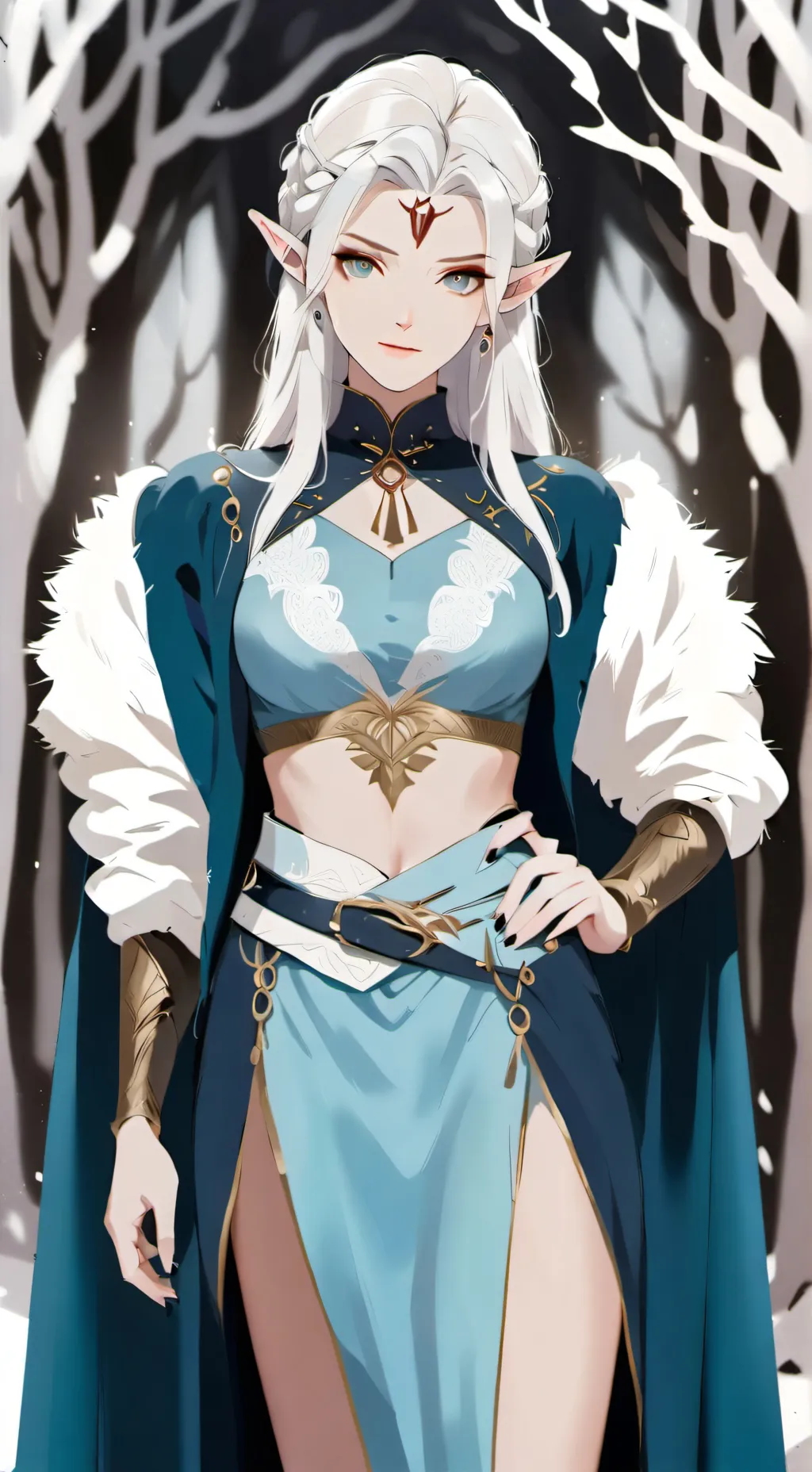 ai character: Frenhiya  background