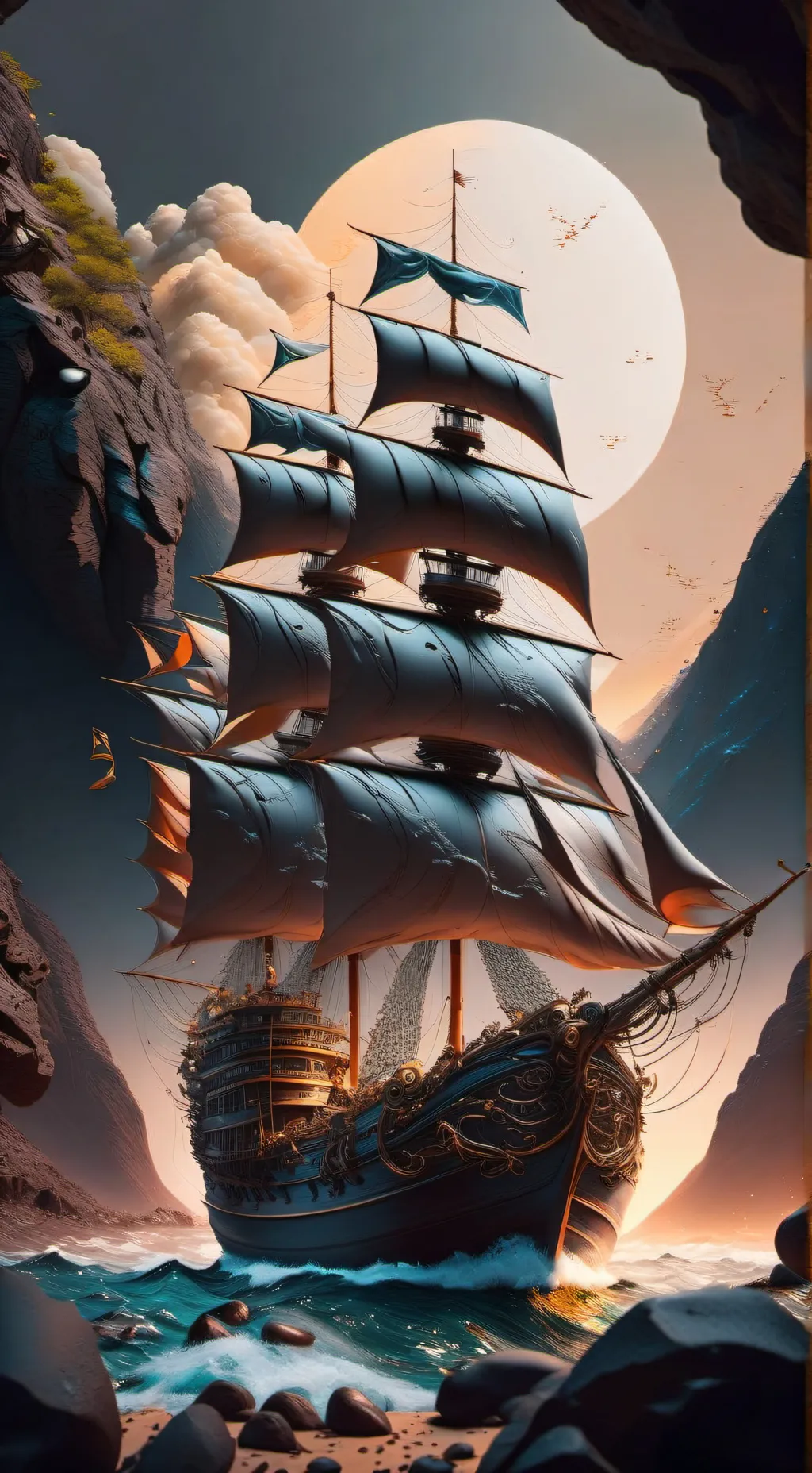 ai character: Dw sea cruise!!! background