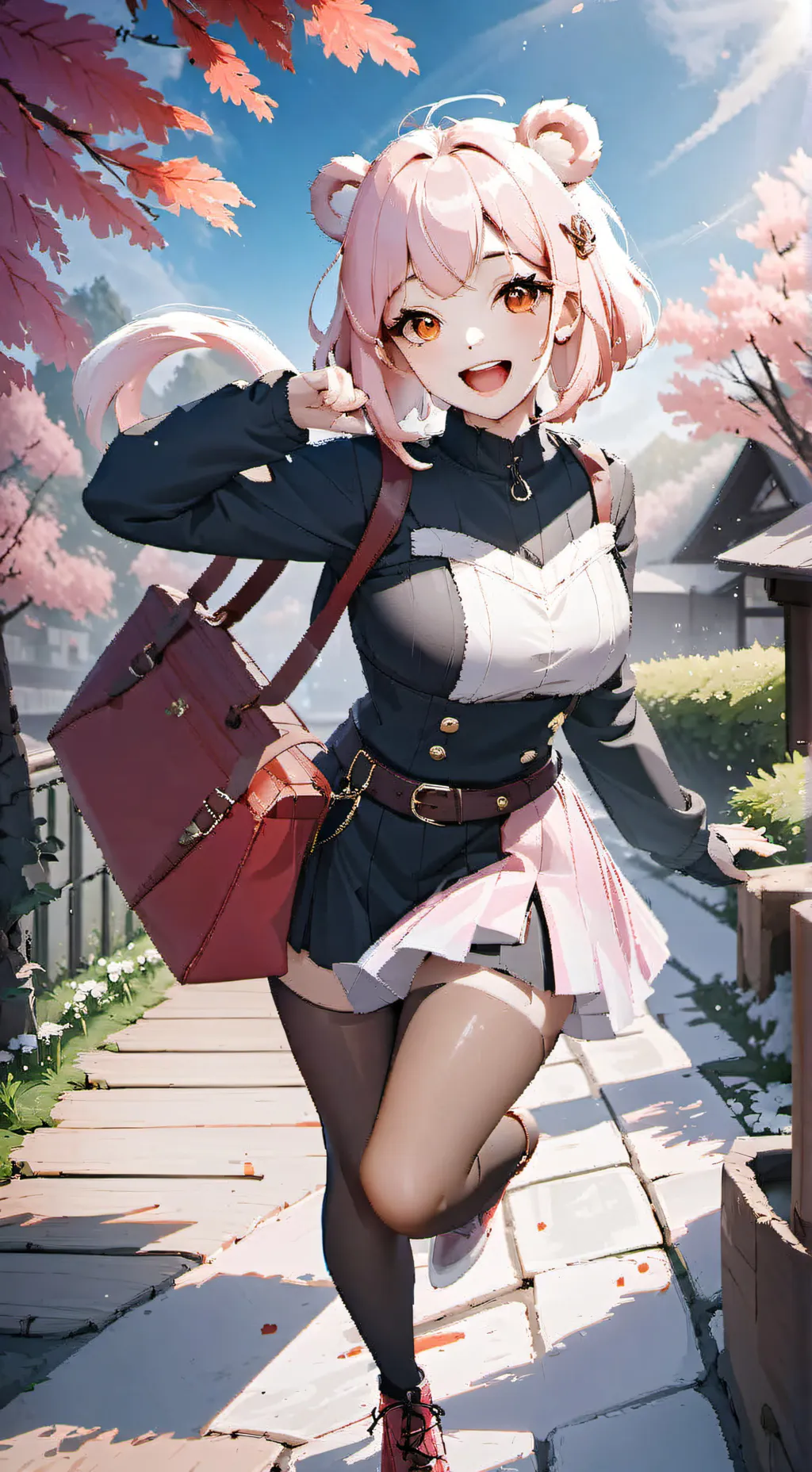 ai character: Bearina Hugsy background