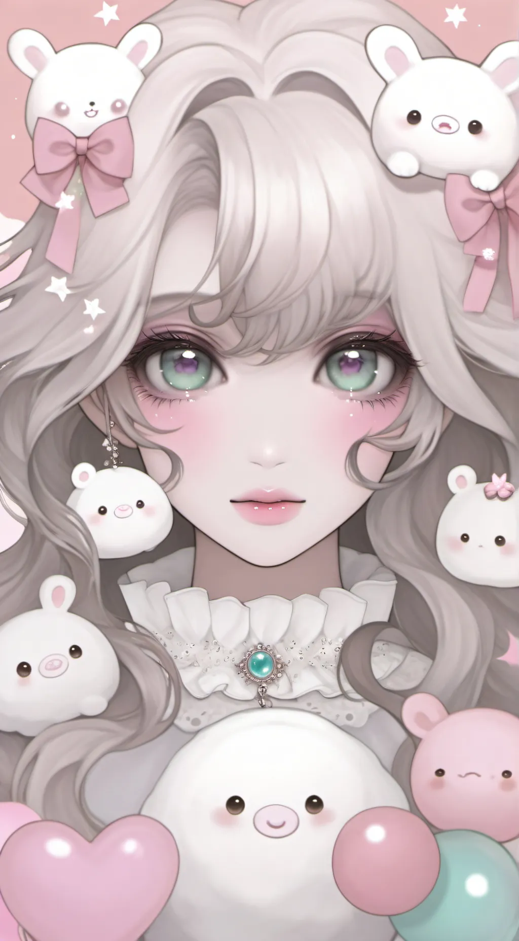 ai character: Nouveau pillier background