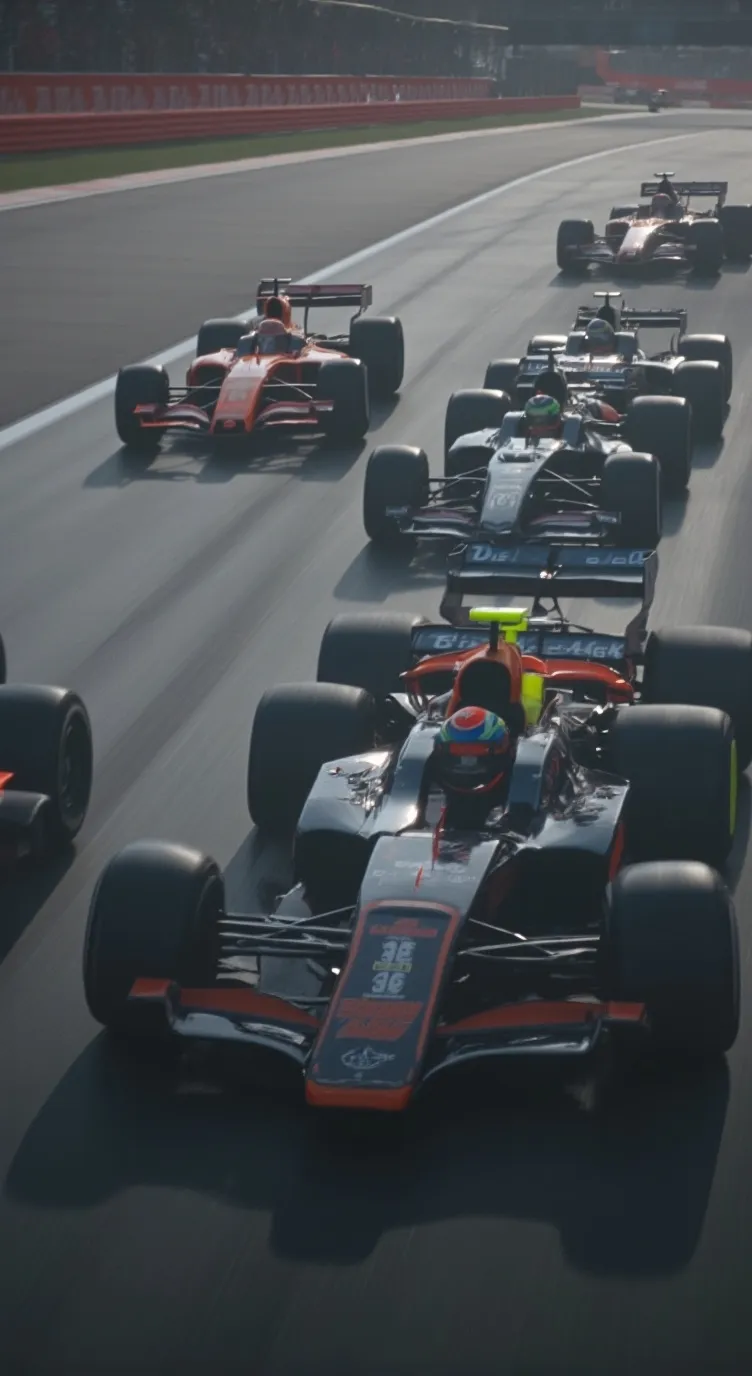 ai character: F1 race background