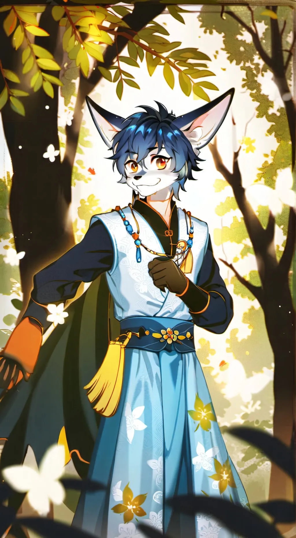 ai character: jd furry background