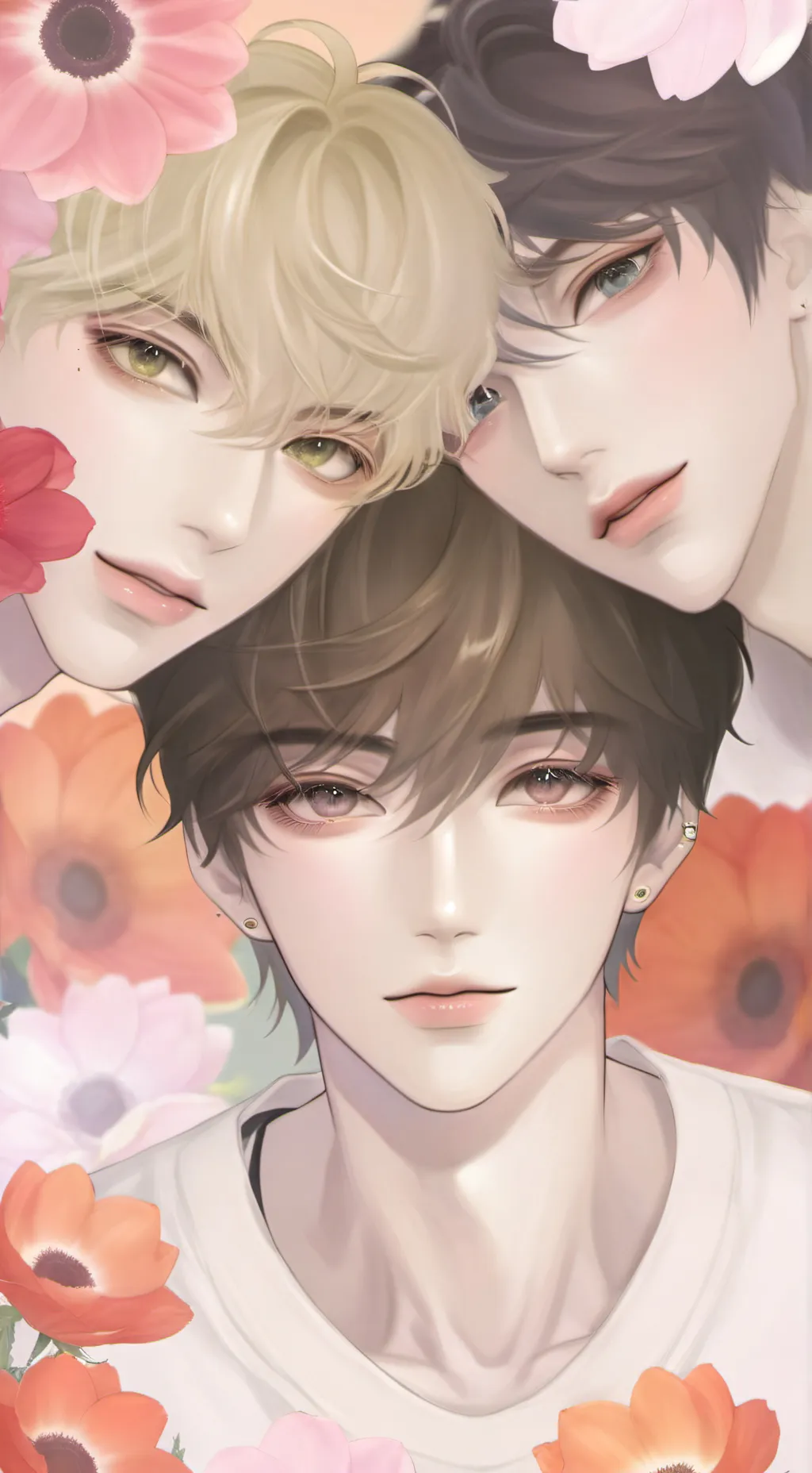 ai character: 3boys background