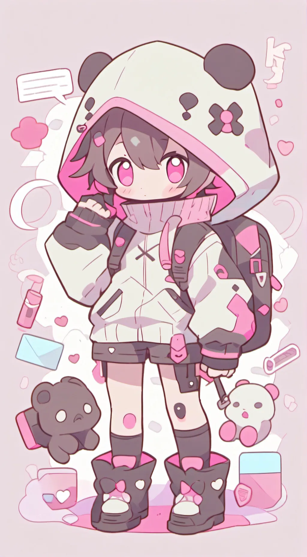 ai character: Mimi  background