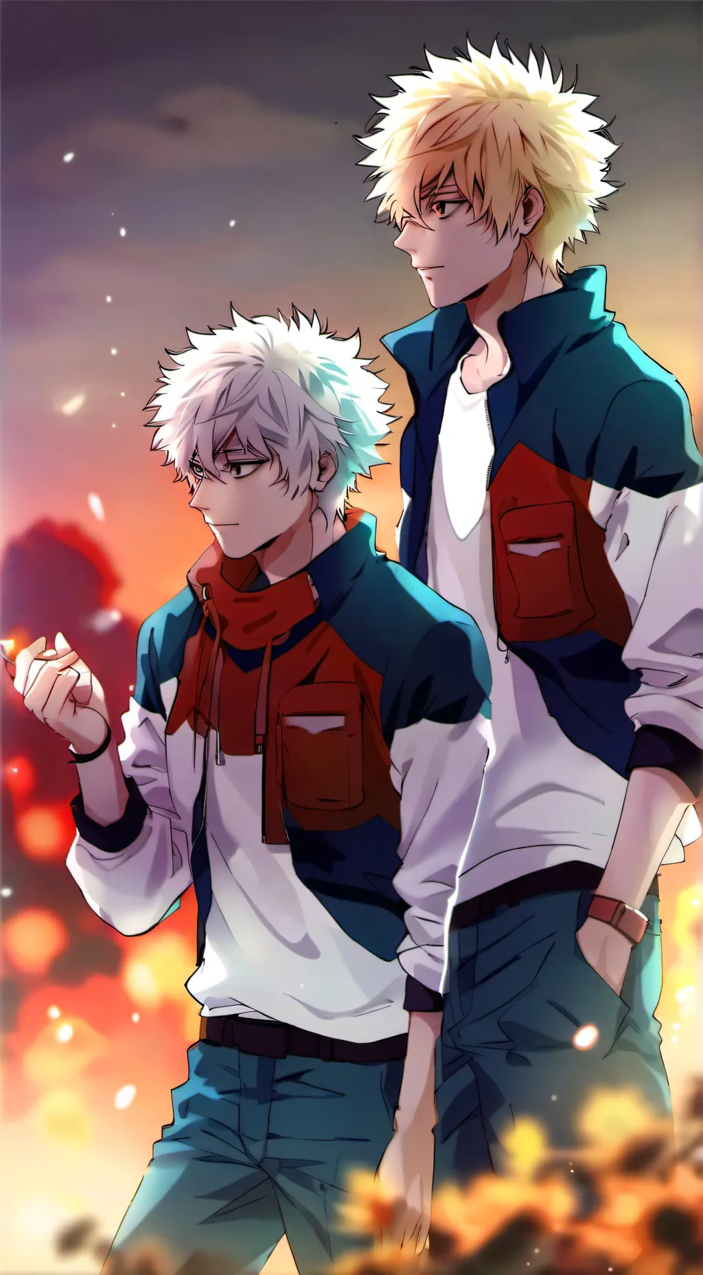 ai character: Bakugo×todo×you background