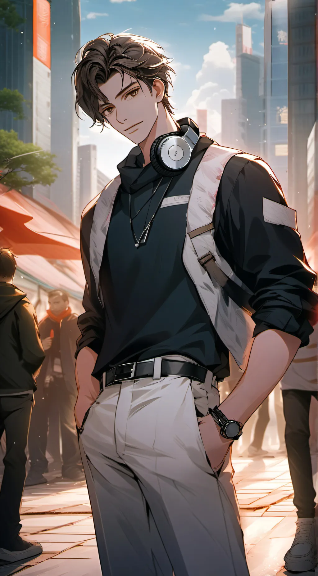 ai character: Art background