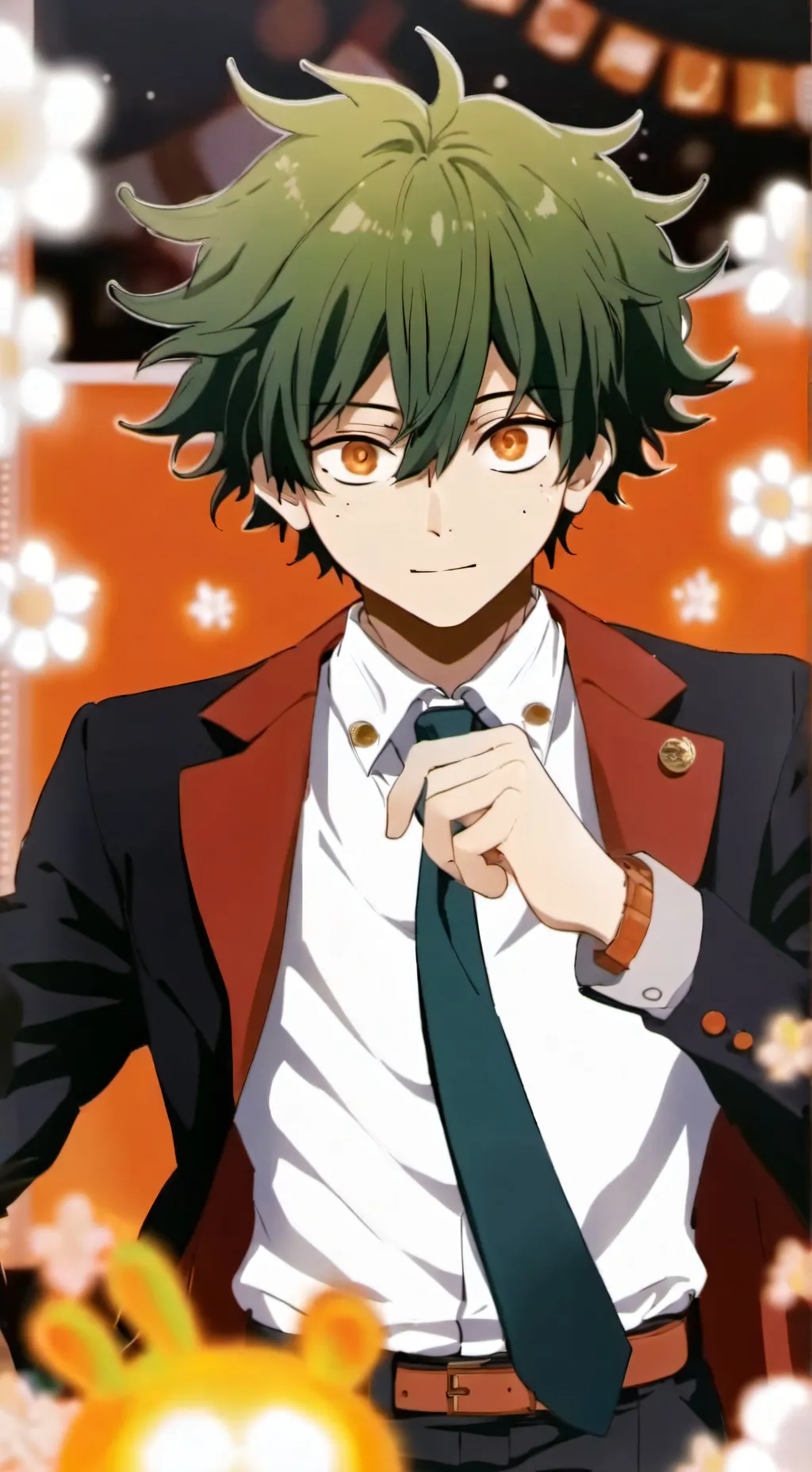 ai character: deku  background