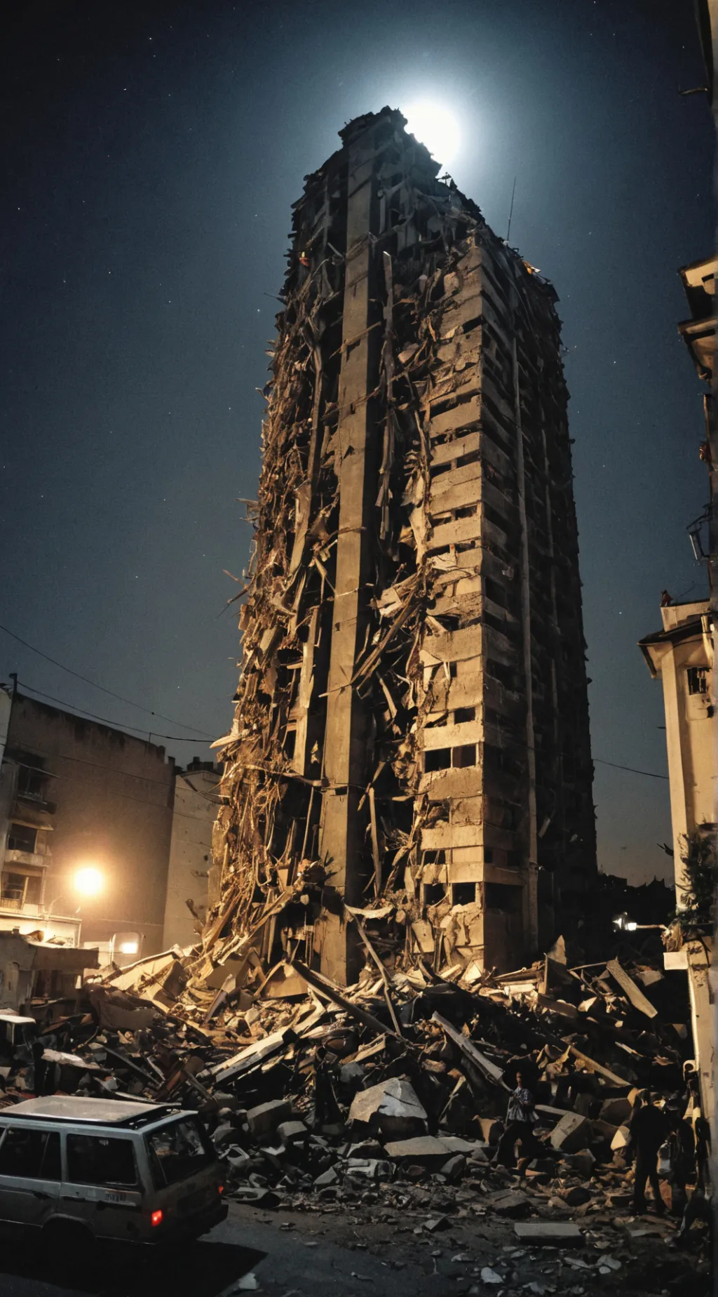 ai character: Earthquake Harlem background