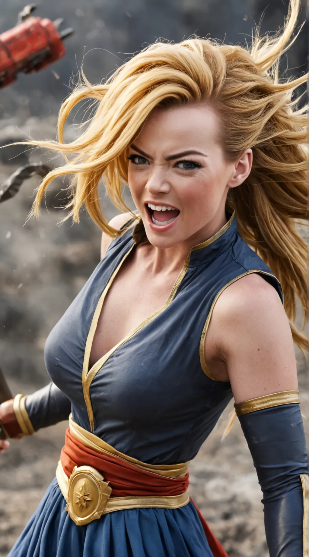 ai character: Earth’s Champion  background