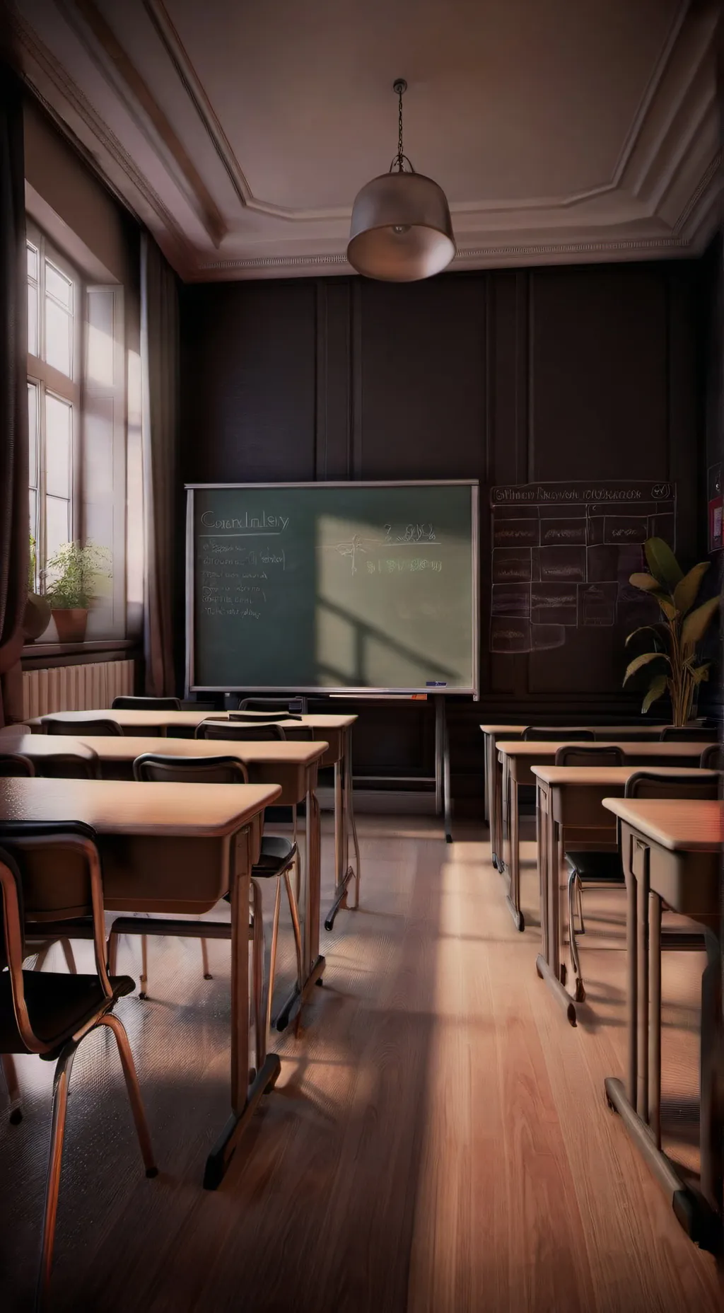 ai character: School background