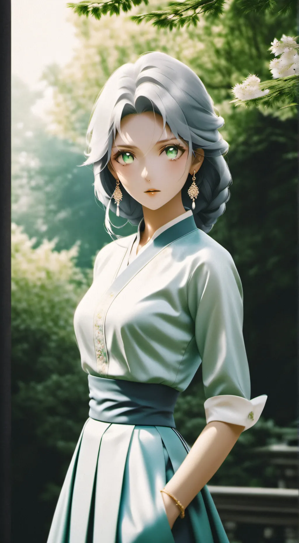 ai character: EleonoraViltaria  background