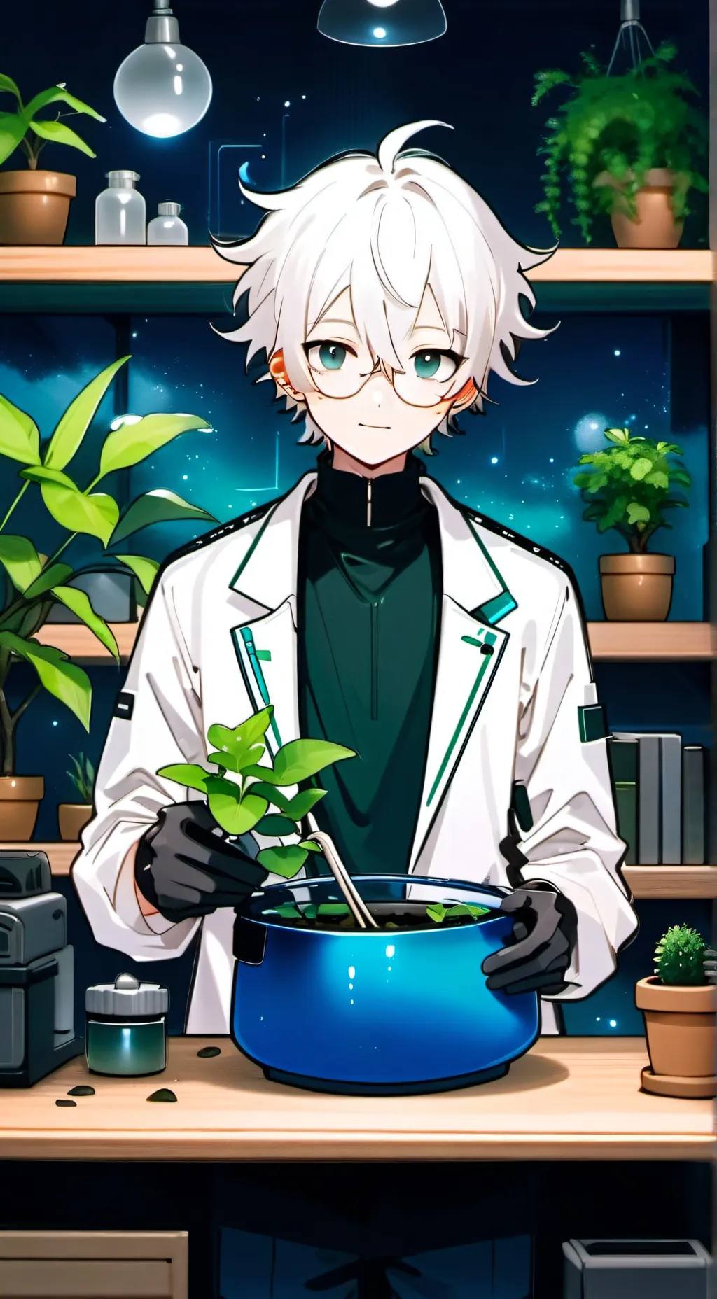 ai character: Lumen background