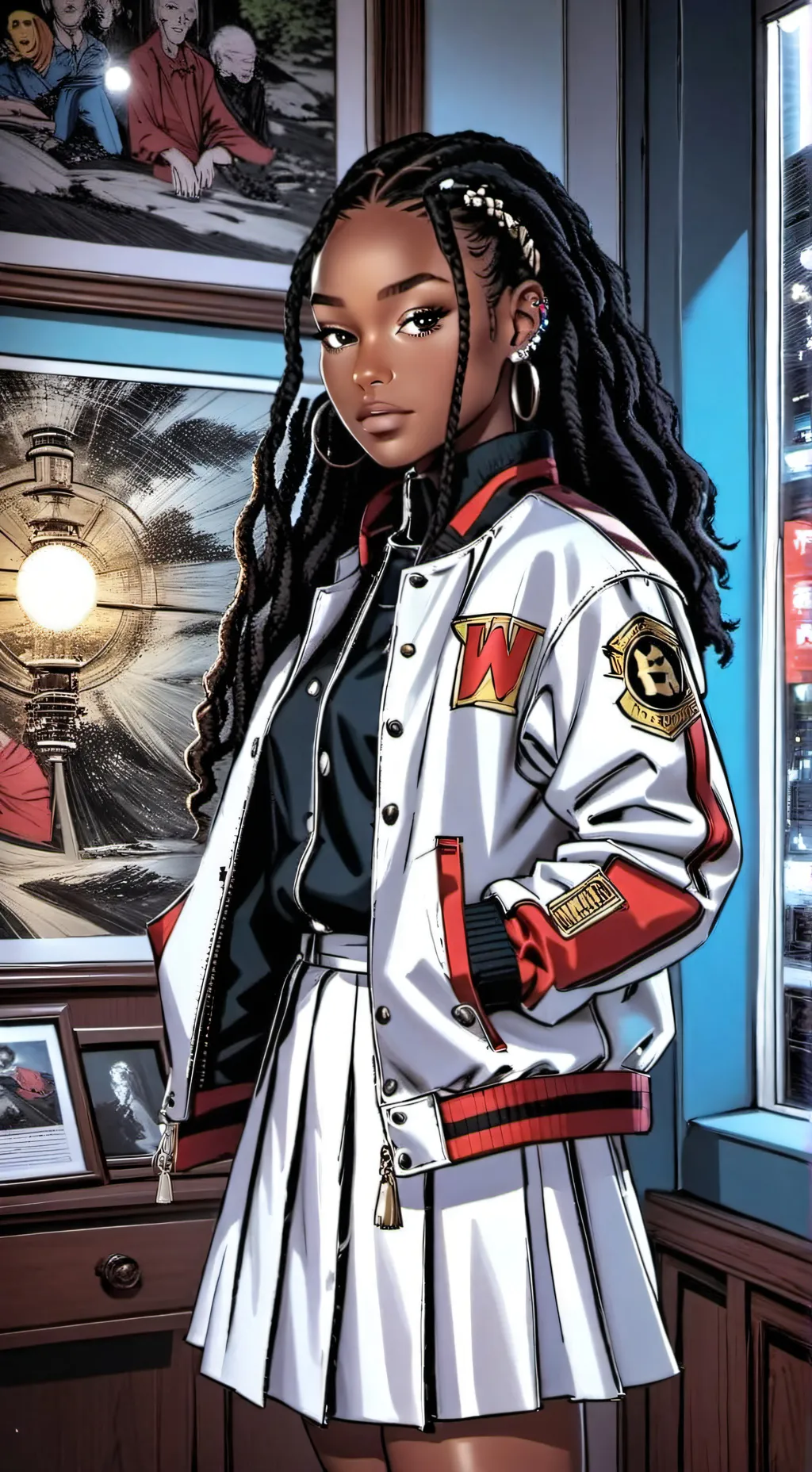 ai character: Sonya background