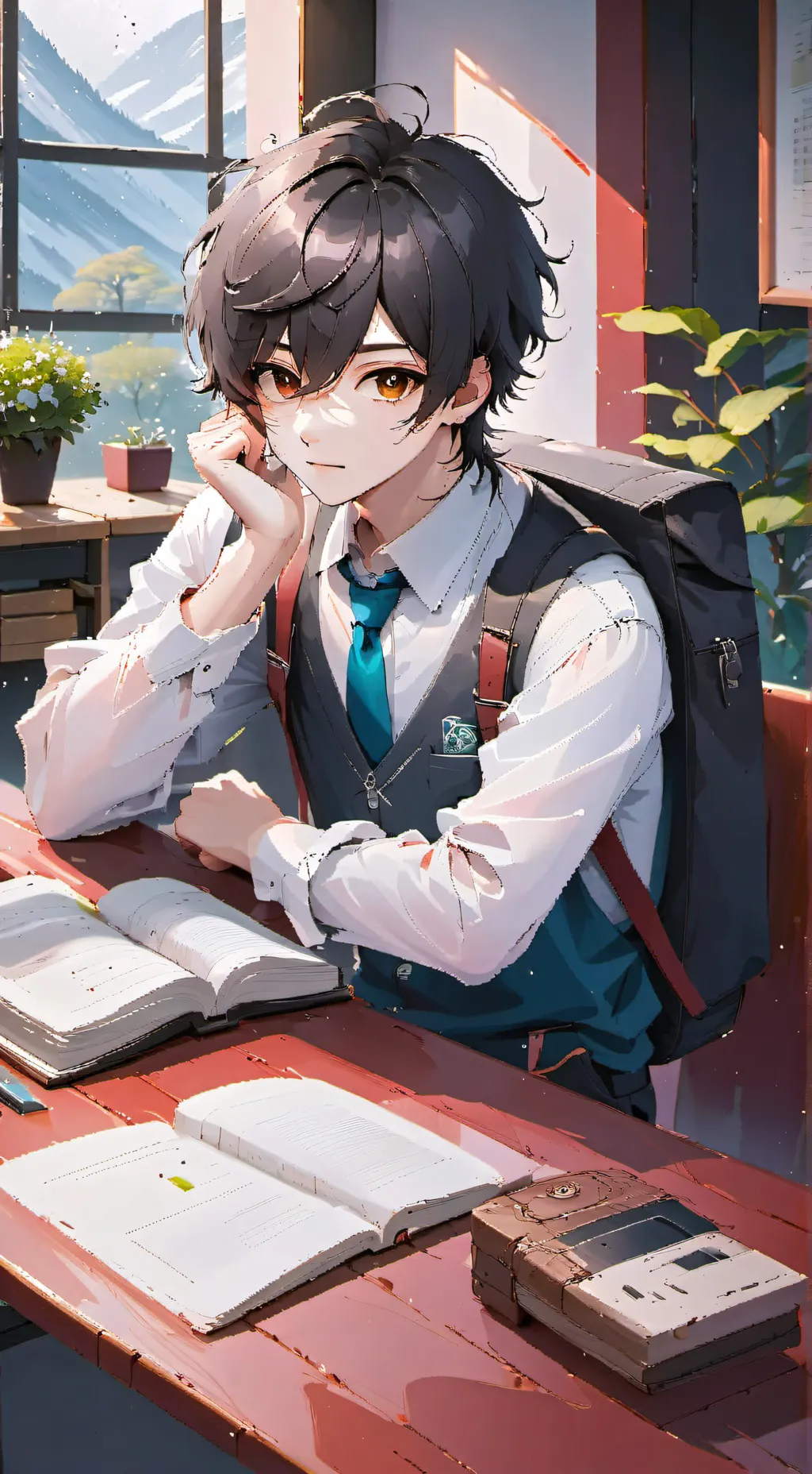 ai character: Aaron 1 background